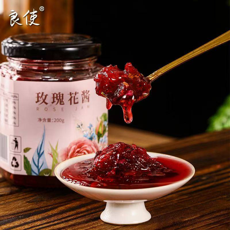 良使云南特产食用玫瑰花酱玫瑰鲜花饼玫瑰酱烘焙涂抹面包玫瑰花茶,粮油调味/速食/干货/烘焙,果酱/鲜花酱/甜味酱,淘宝优惠券,粉丝福利购,淘宝优惠卷