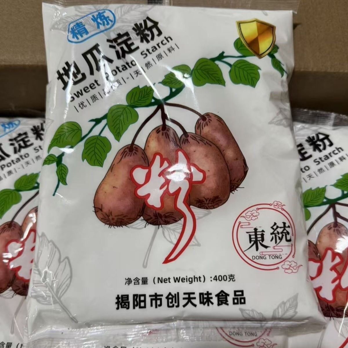 东统精炼地瓜粉400克潮汕汕头牛肉丸粉蚝裸番薯粉勾芡40包袋装
