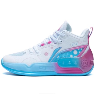 李宁儿童春男大童YKBT012驭帅16 MID青少年轻量高回弹运动篮球鞋