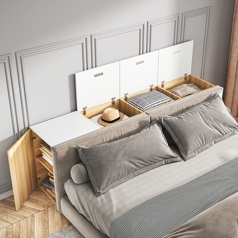 实木床头柜窄柜床尾缝隙柜长条床边柜子卧室榻榻米夹缝储物柜置物