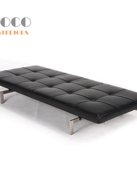 PK80 daybed包豪斯真皮长凳床尾凳北欧设计沙发午休床经典名款