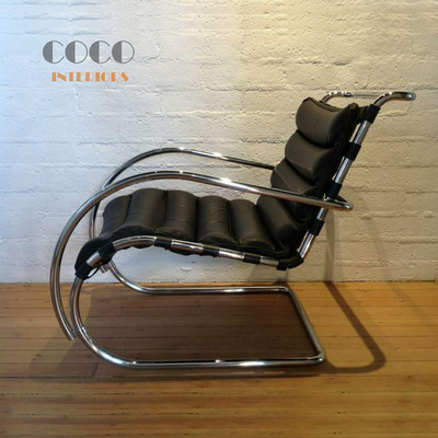 Mr lounge chair Mies Van Der Rohe欧式复古皮经典单人位沙发椅
