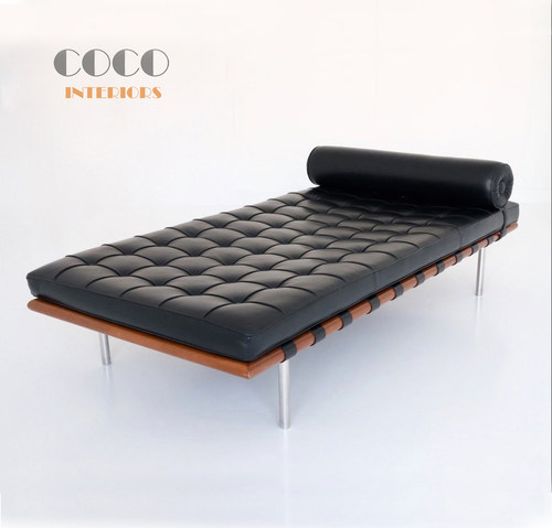 Knoll Barcelona Daybed 巴塞罗日间睡床躺椅皮艺沙发床
