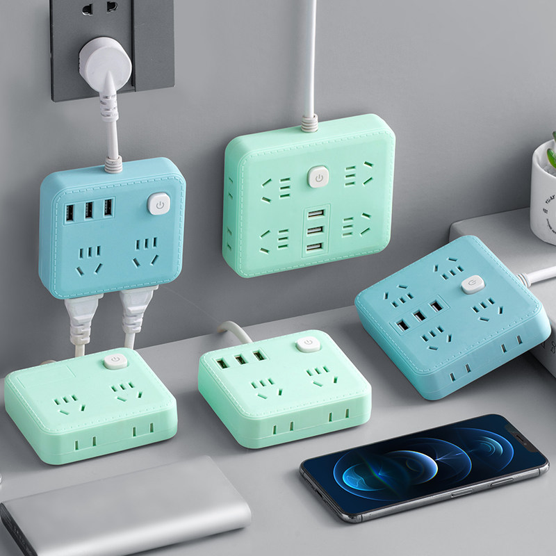 原装正品插座 防雷智能插排带USB多功能家用拖线板插接线板长线