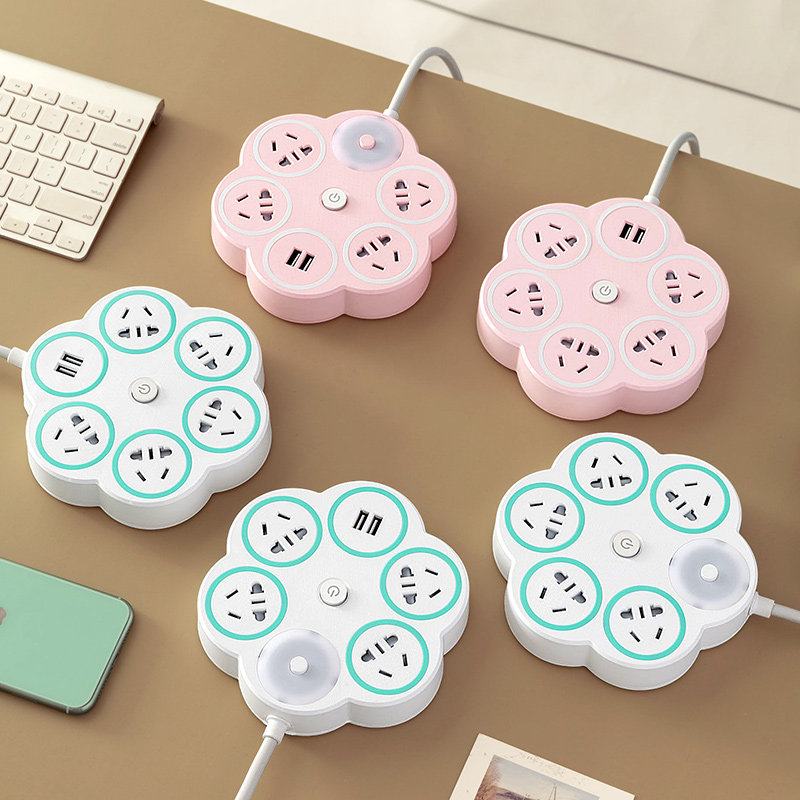 原装正品插座 防雷智能排插带USB插板多功能开关插排接线板插板