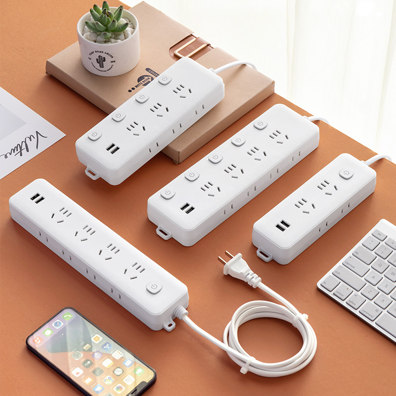 正品官公方午两脚插座带USB二项插头2脚两孔插线板电源线插排插板