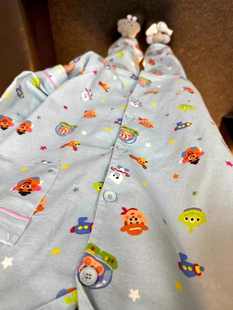 秋冬新款玩具总动员巴斯光年长袖睡衣卡通情侣套装可外穿家居服