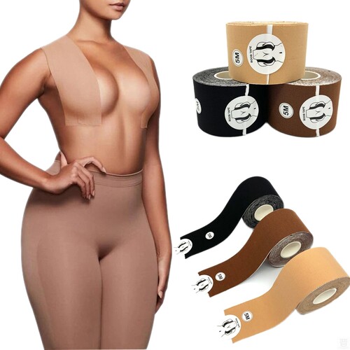 1 Roll Boob Tape Women Breast Nipple Covers Push Up Bra Body