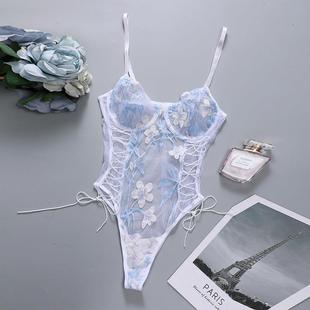 Push Lace Lingerie 连体衣套 Bodysuit Exotic Women