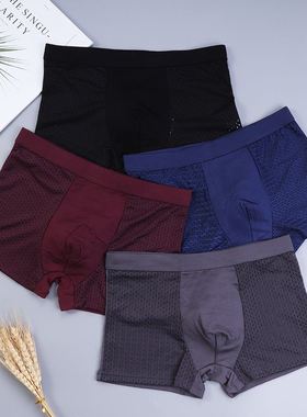 Men's Panties Underwear Boxers Male Shorts Underpants Slip M