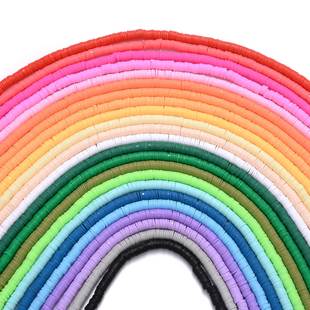 Clay 6mm Chip Heishi Beads Polymer Mix Gradient Bag 330pcs