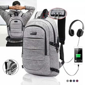Backpack USB Women Men theft Travel Anti Laptop Charging Bag