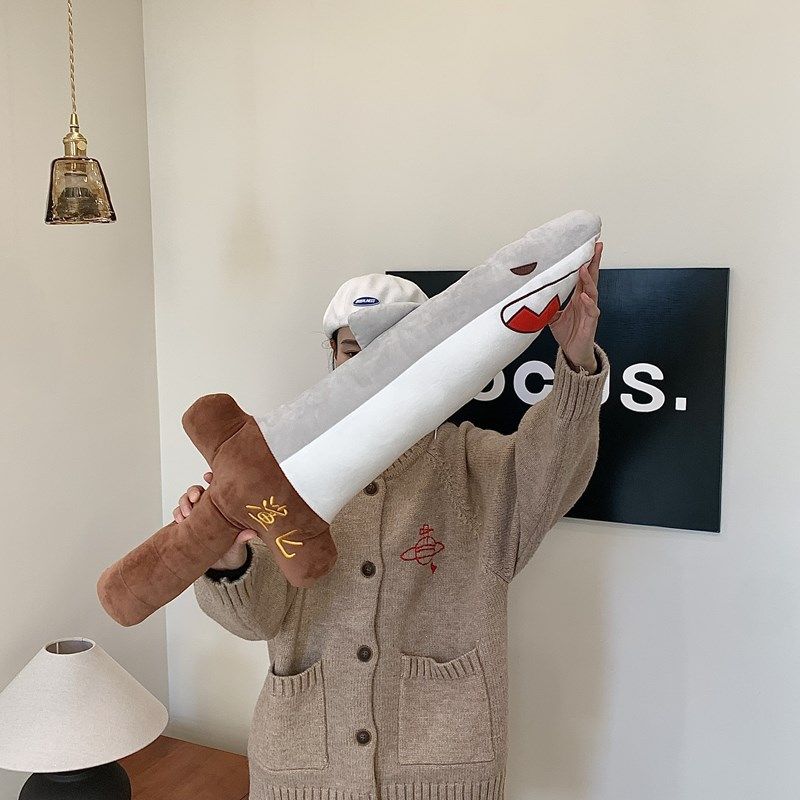 鲨鱼匕首抱枕谐音梗拍摄道具鲨匕玩偶鲨鱼剑布娃娃毛绒玩具礼物男,玩具/童车/益智/积木/模型,毛绒/玩偶/公仔/布艺类玩具,淘宝优惠券,粉丝福利购,淘宝优惠卷