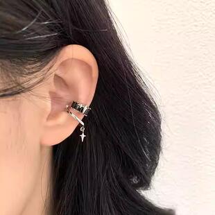 耳骨夹耳夹女无耳洞新款耳挂耳针耳环酷帅个性冷淡风高级感耳饰