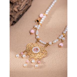 青丝暮雪【锦瑟】国风儿童项炼古风可爱平安锁汉服璎珞小女孩表演