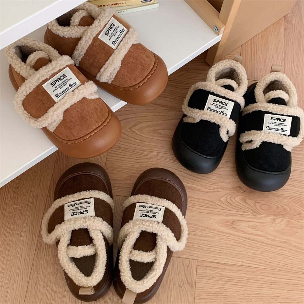 细细条创意百搭字母魔术贴板鞋