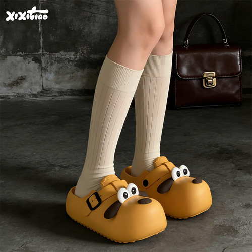 bo肯鞋女户外一脚蹬防滑厚底春夏