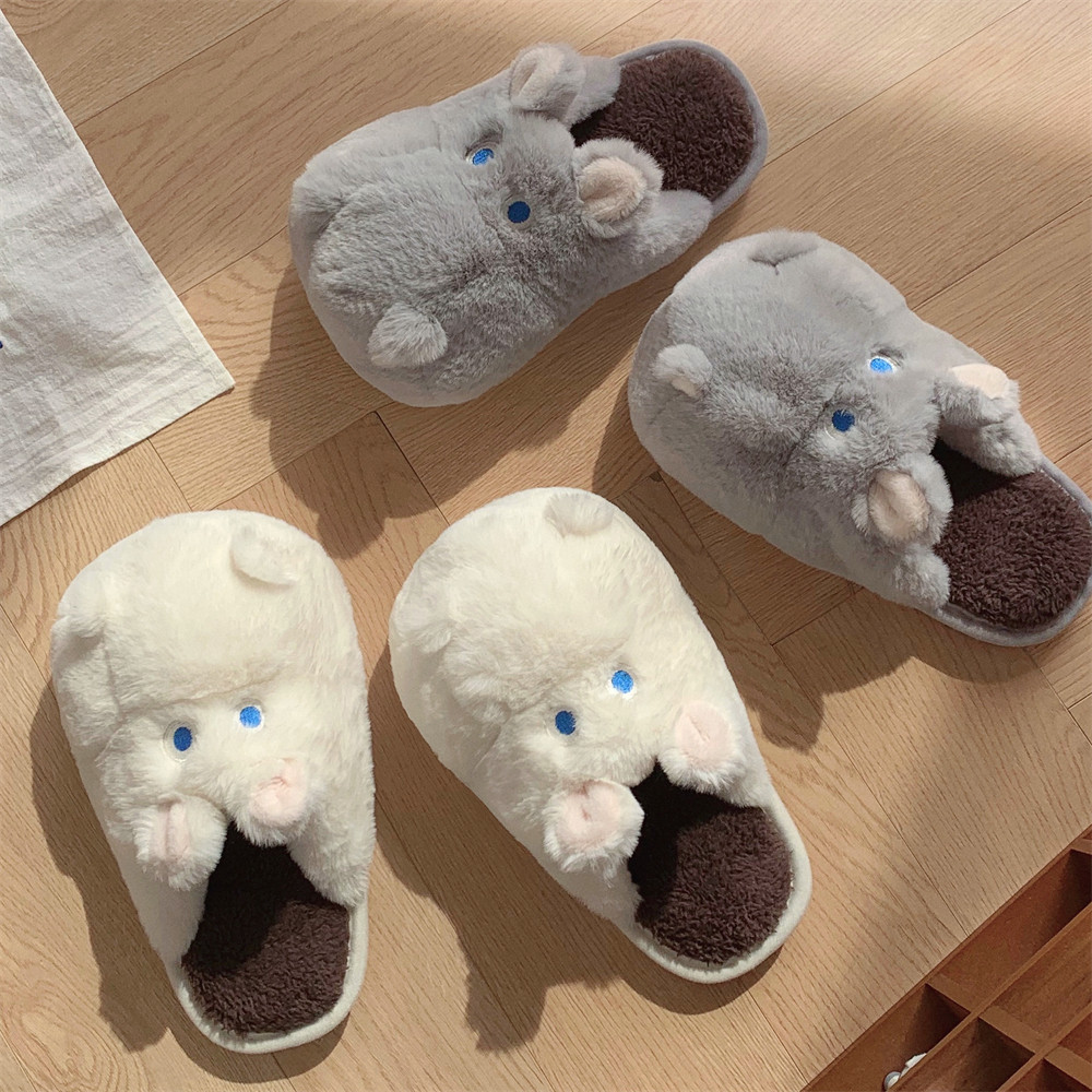 细细条居家鞋月子鞋女冬网红可爱河马学生宿舍保暖情侣棉拖鞋男,居家布艺,居家棉拖/棉鞋,淘宝优惠券,粉丝福利购,淘宝优惠卷