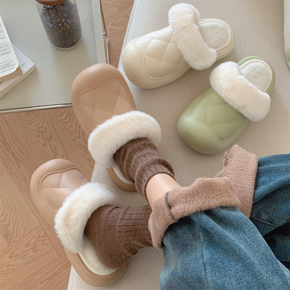 细细条防滑防水创意可拆卸棉拖鞋居家保暖毛绒包头月子鞋女冬季,居家布艺,居家棉拖/棉鞋,淘宝优惠券,粉丝福利购,淘宝优惠卷