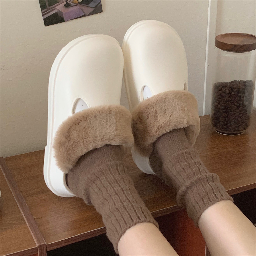 细细条外穿保暖百搭防水勃肯鞋女冬季创意可拆卸毛绒居家棉拖鞋,居家布艺,居家棉拖/棉鞋,淘宝优惠券,粉丝福利购,淘宝优惠卷