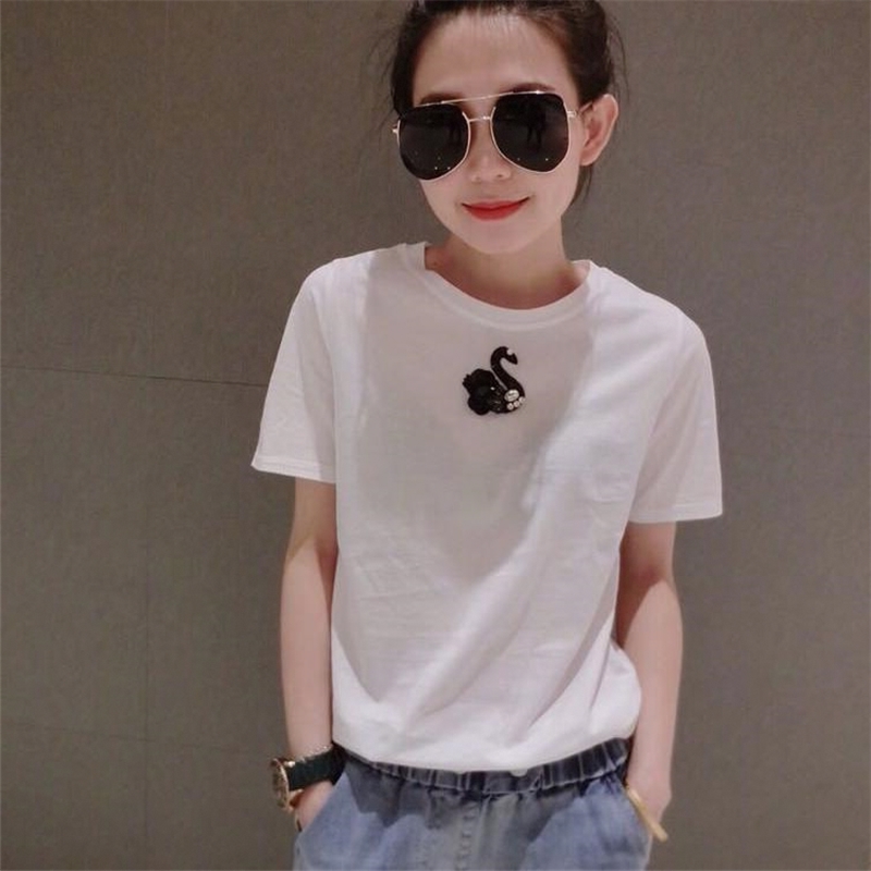 短袖女装后背女夏季小衫性感欧货新款女装T恤欧洲站镂空时尚港风