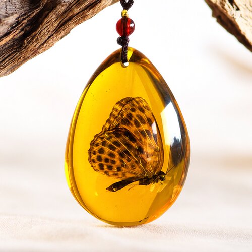 树脂密封昆虫琥珀标本人造虫珀