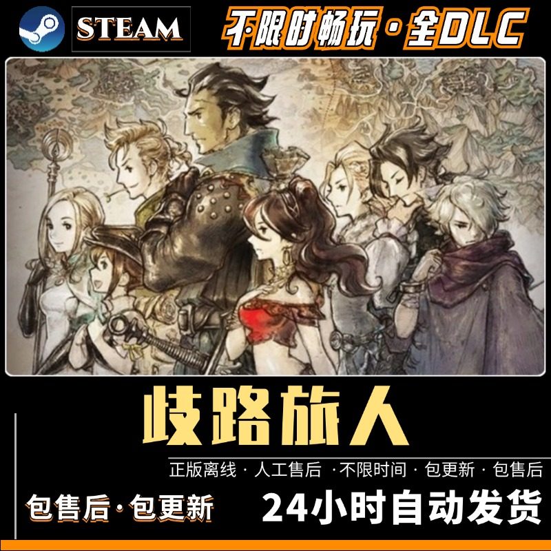 八方旅人1歧路旅人送存档+修改器steam电脑游戏单机PC全DLC图片