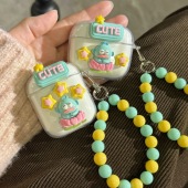 wx5 好运莲莲适用倍思w04plus耳机保护套MC1丑鱼倍思M2s 1ring蓝牙耳机套倍思wm02 e10 E3耳机壳新款 AS01