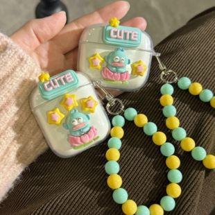 E3耳机壳新款 wx5 AS01 e10 1ring蓝牙耳机套倍思wm02 好运莲莲适用倍思w04plus耳机保护套MC1丑鱼倍思M2s