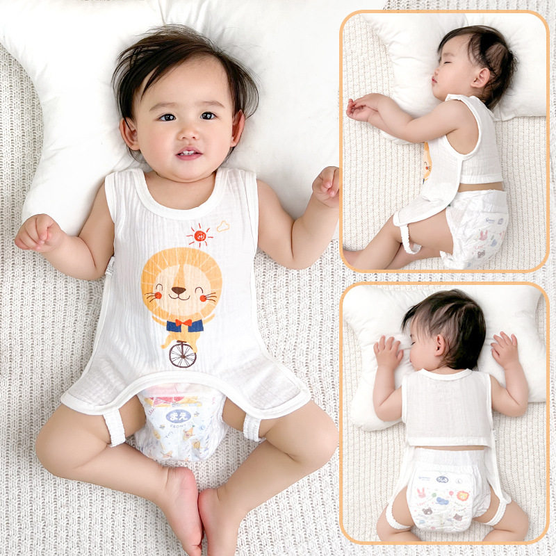 新生婴幼儿夏装宝宝连体衣夏季薄款0-3月半背衣a类纯棉衣服外出服