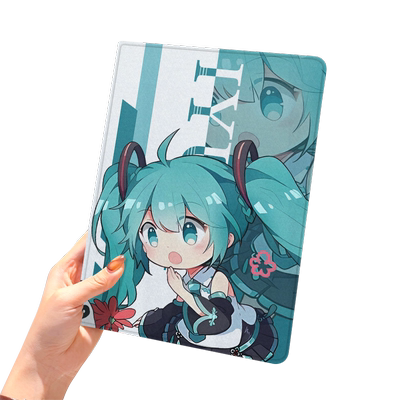 初音未来ipad10保护套pro2024款11寸5苹果air6平板mini7壳4迷你3适用2三折1带笔槽2018九8第9代2020fufu2021
