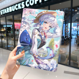 原神ipad10保护套pro2024款11寸5苹果air7平板mini6壳4迷你3适用2三折带笔槽八8第9代2020周边2018九宵宫2021