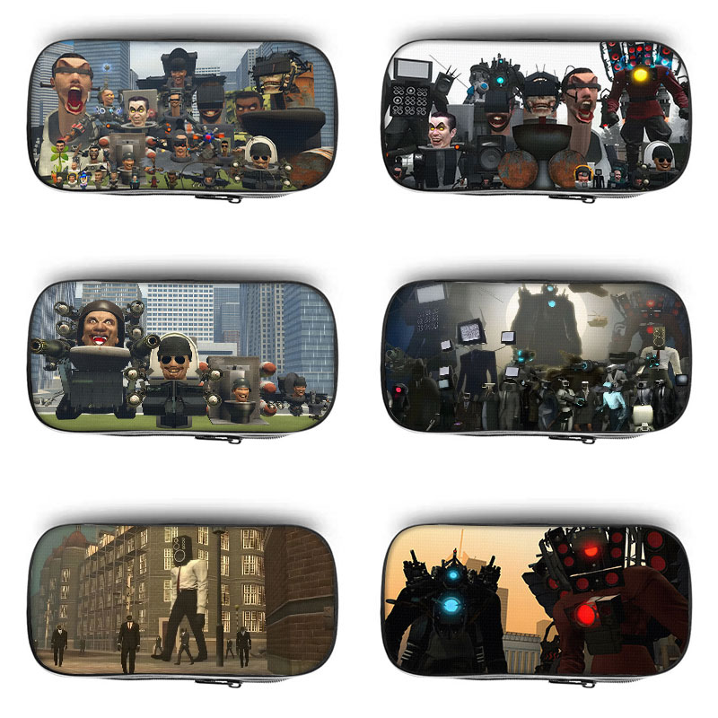 马桶人笔袋文具盒铅笔袋小学生初中生笔盒男孩子男生文具袋铅笔盒文具男童儿童学生泰坦监控人电视音响人周边,文具电教/文化用品/商务用品,笔袋,淘宝优惠券,粉丝福利购,淘宝优惠卷