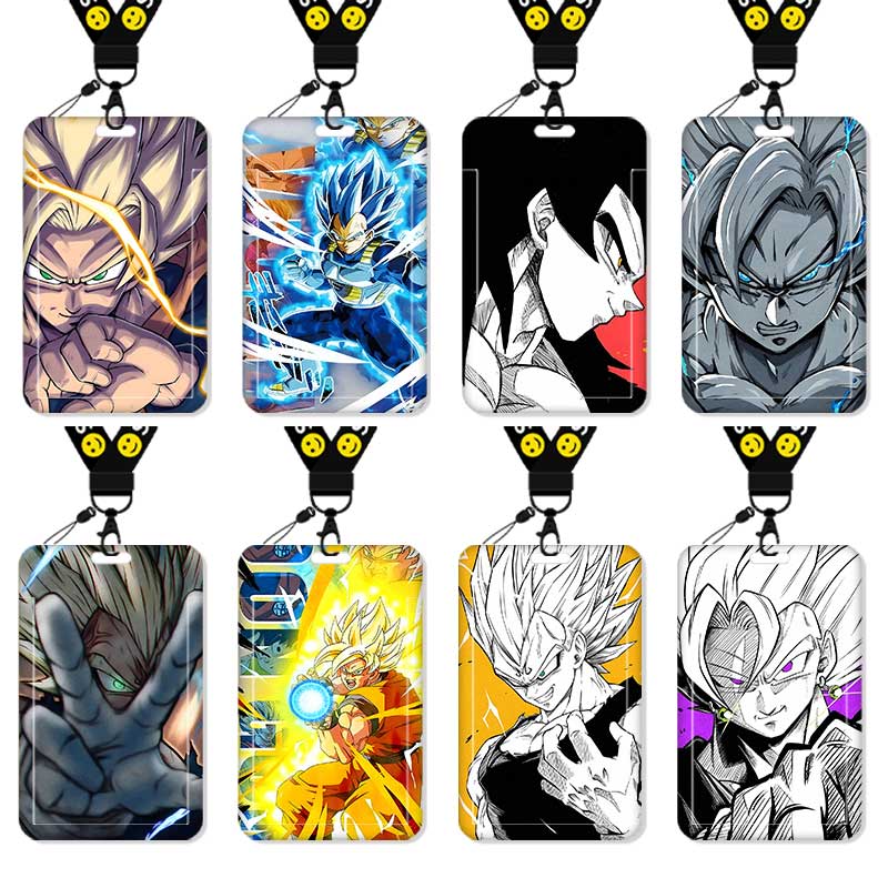 动漫龙珠悟空卡套饭卡校园卡身份证保护套公交卡学生水卡证件小卡片套工作证工牌证件套校牌挂绳二次元高颜值