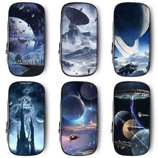 三体联名笔袋卡塞尔周边文具盒铅笔盒一年级高颜值学生小学生初中男孩子男生文具袋铅笔袋男童儿童男孩款笔盒