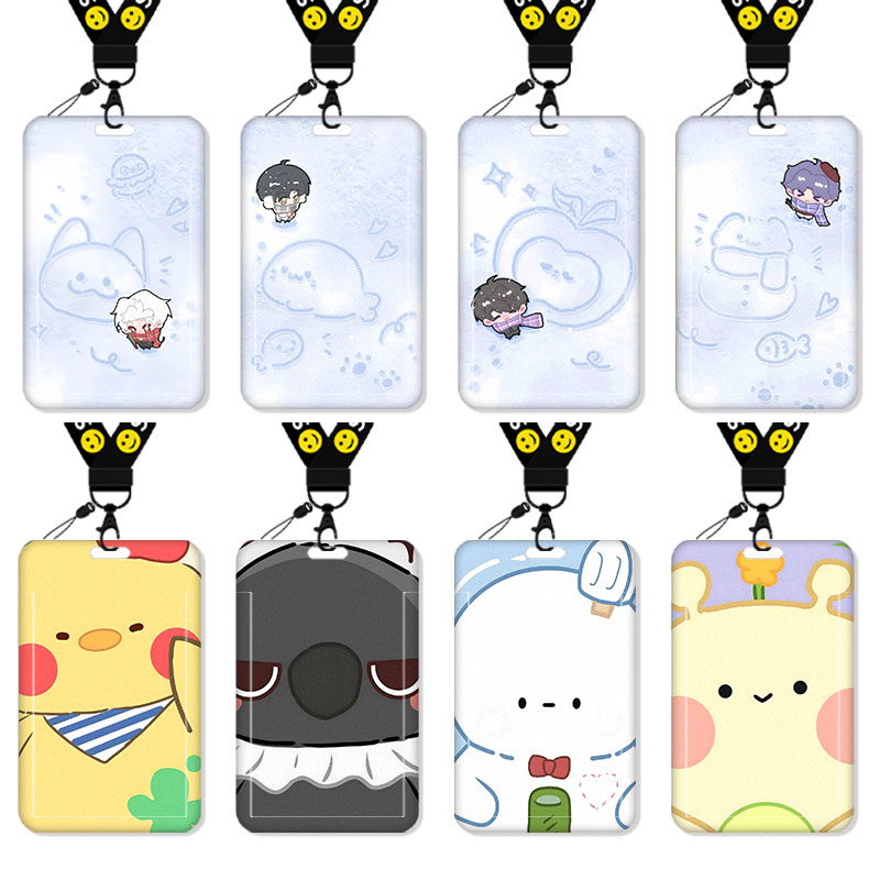 恋与深空秦彻卡套饭卡校园卡身份证保护套公交卡学生水卡证件小卡片套工作证工牌证件套校牌挂绳沈星回高颜值