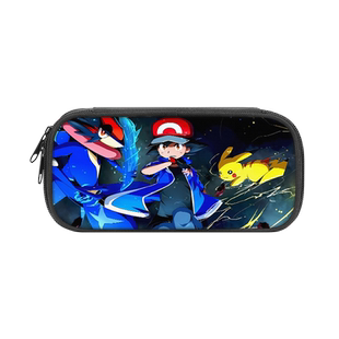 宝可梦笔袋甲贺忍蛙小学生铅笔盒2026年新款超火网红爆款文具袋初中生笔盒学生文具盒儿童男生男孩女生大容量