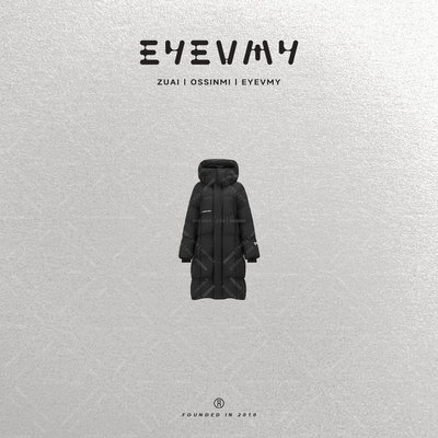 【长黑金5.0】六格抱抱女王长款连帽鹅绒服WT54OYQ340