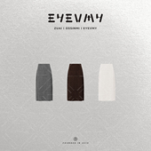 兔毛特种纱混纺中长款 拉绒瘦瘦裙 半身裙WT54RWK001