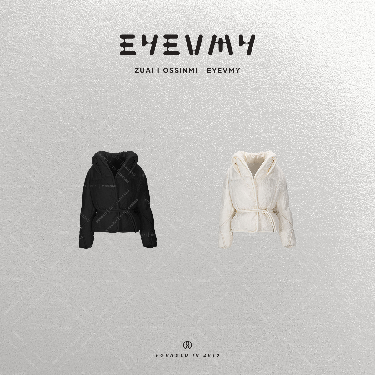 【花骨朵鹅绒服】原单设计款重工压皱90鹅绒服外套WT54OSY098