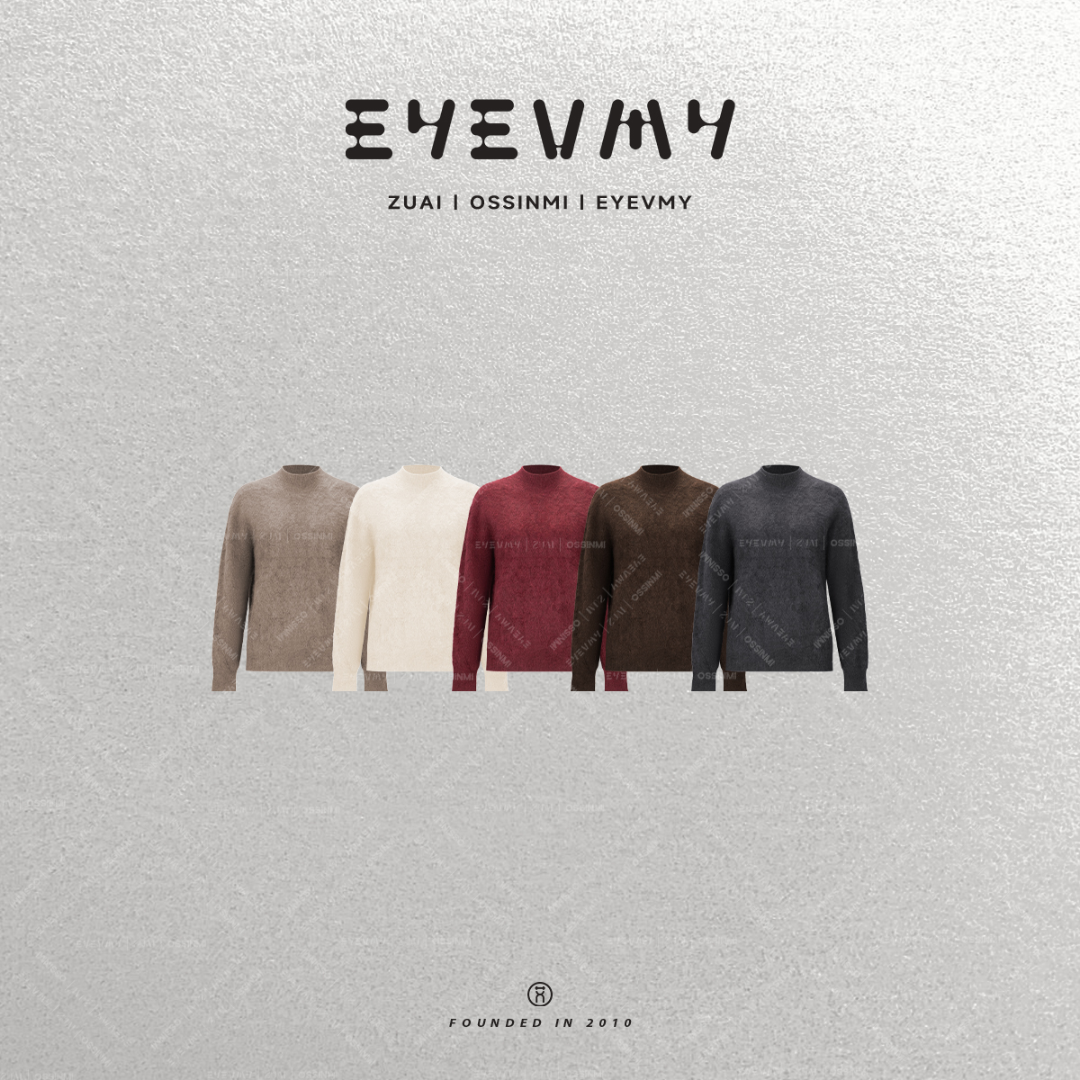 【藏地软黄金97.8%牦牛绒毛衫】加厚拉绒半樽套头毛衣WT54FWK002