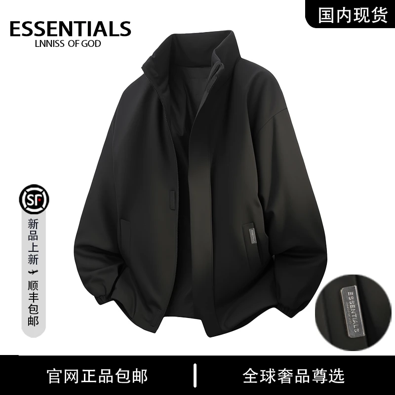 ESSENTIALS LNNISS  美式潮牌2025冬季棉衣夹克慵懒风百搭棉服男