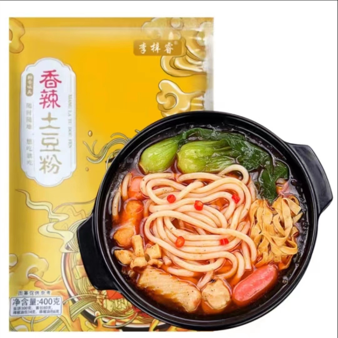 李梓睿香辣土豆粉400g*10袋送勺