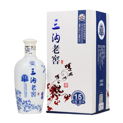 三沟老窖雪兰15年52度纯粮酿造