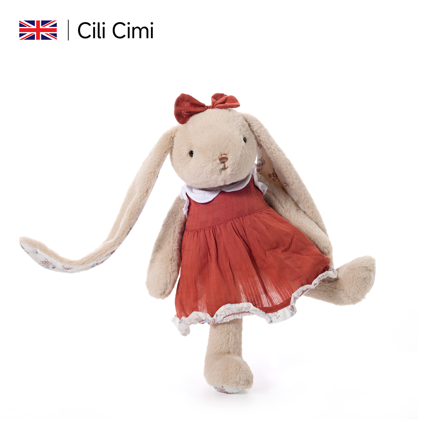 CiliCimi小兔子玩偶毛绒玩具睡觉抱枕儿童娃娃公仔生日礼物送女友