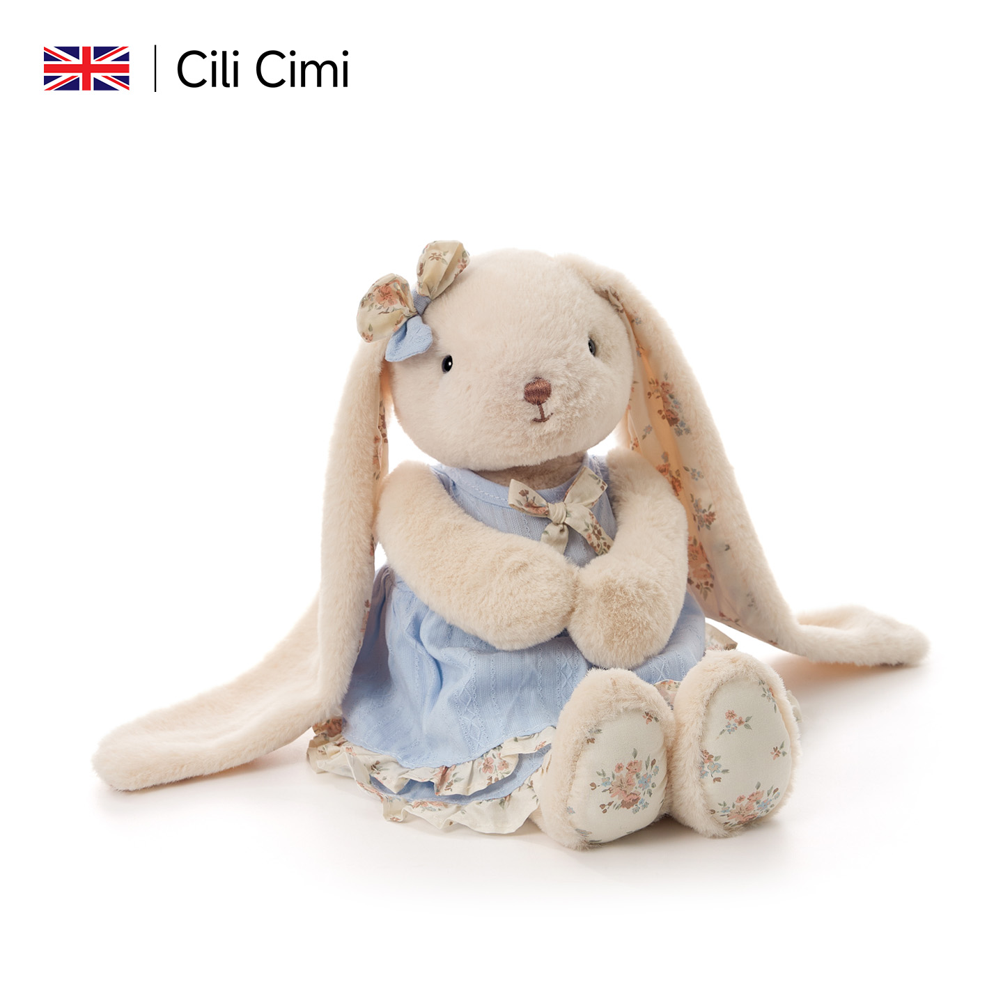 CiliCimi兔子玩偶儿童睡觉抱枕安抚毛绒玩具圣诞节礼物送女友公仔