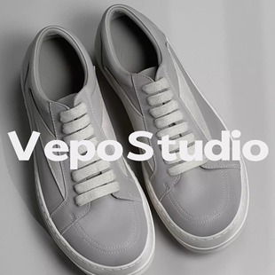 李玮柏的鞋RO侵权主线新款珍珠灰百搭休闲低帮厚底四季款潮牌
