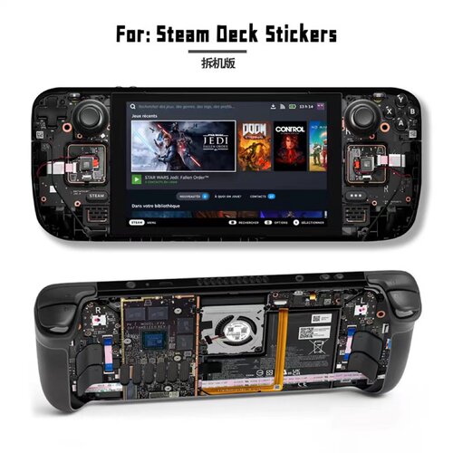 steamdeck贴纸拆机零件图透视