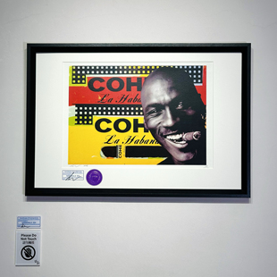 S5h正品限量潮流版画 迈克尔乔丹&高希霸COHIBA 客厅挂画装饰画