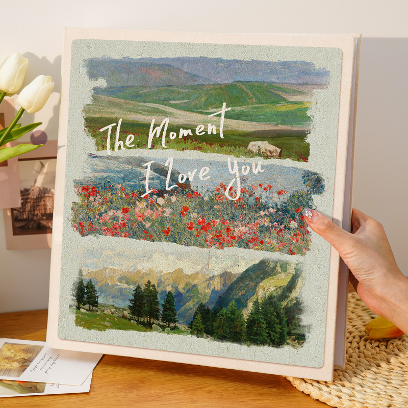 高级情侣文艺相册本纪念册插页式